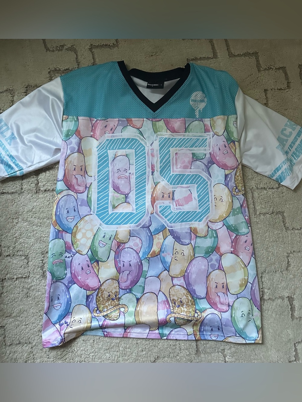 Blackmilk Are You Jelly Touch Down Jersey size small
